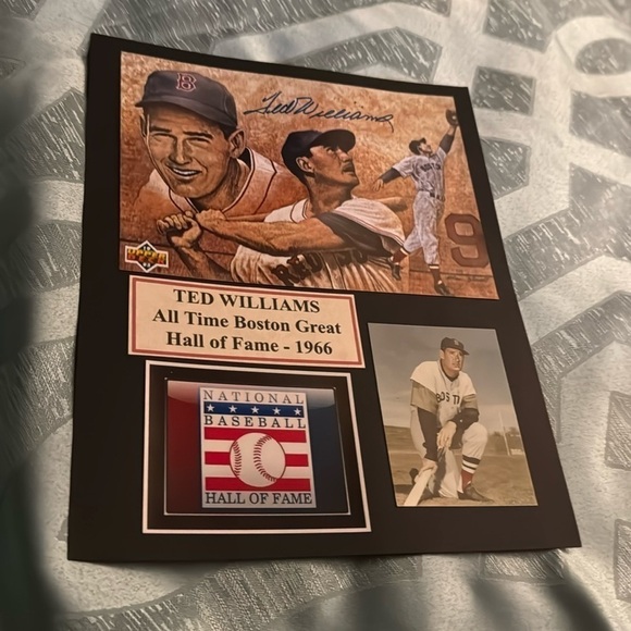 Boston Red Sox, Ted Williams William autographed stat sheet​ - Picture 1 of 1